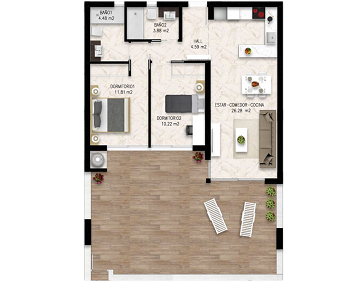 Apartman, San Miguel de Salinas